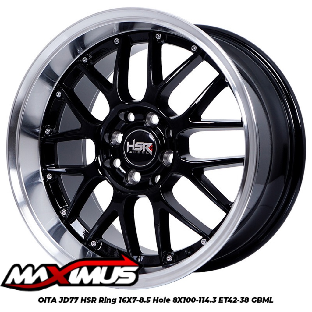 velg hsr OITA H127 HSR R16 velg mobil ring 16 calya.sigra.datsun.brio toko velg mobil Bandung