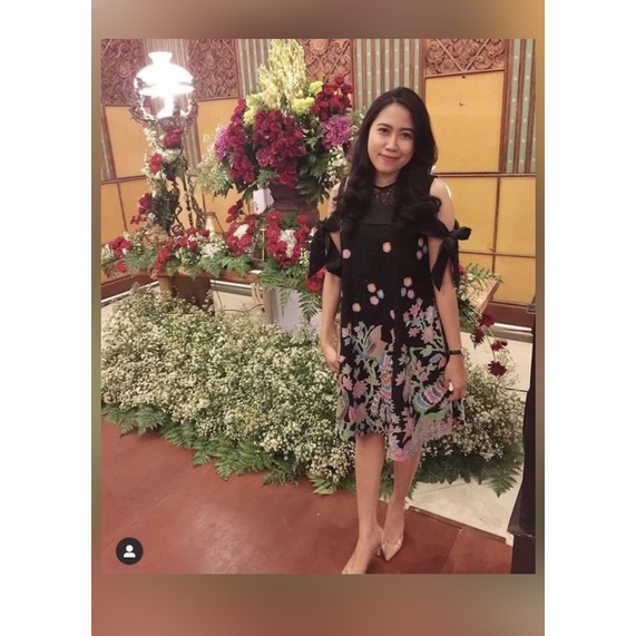 dxf batik dress preloved