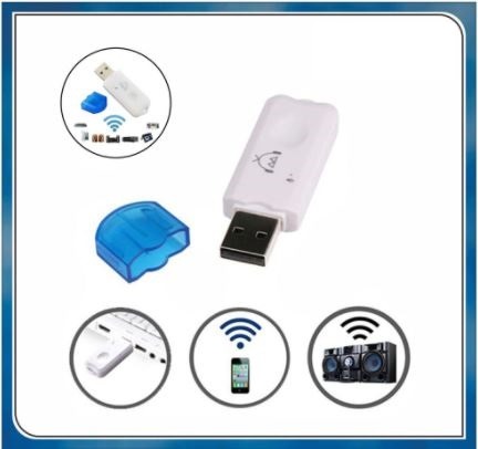 (NCS) COD USB Bluetooth Receiver DONGLE Audio Music tanpa kabel AUX  Wireless