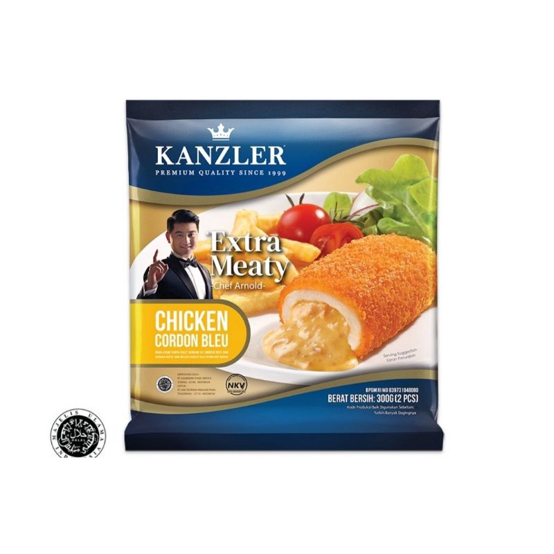 

KANZLER CHICKEN CORDON BLEU 300GR / Chicken Cordon Blue / Frozen Food