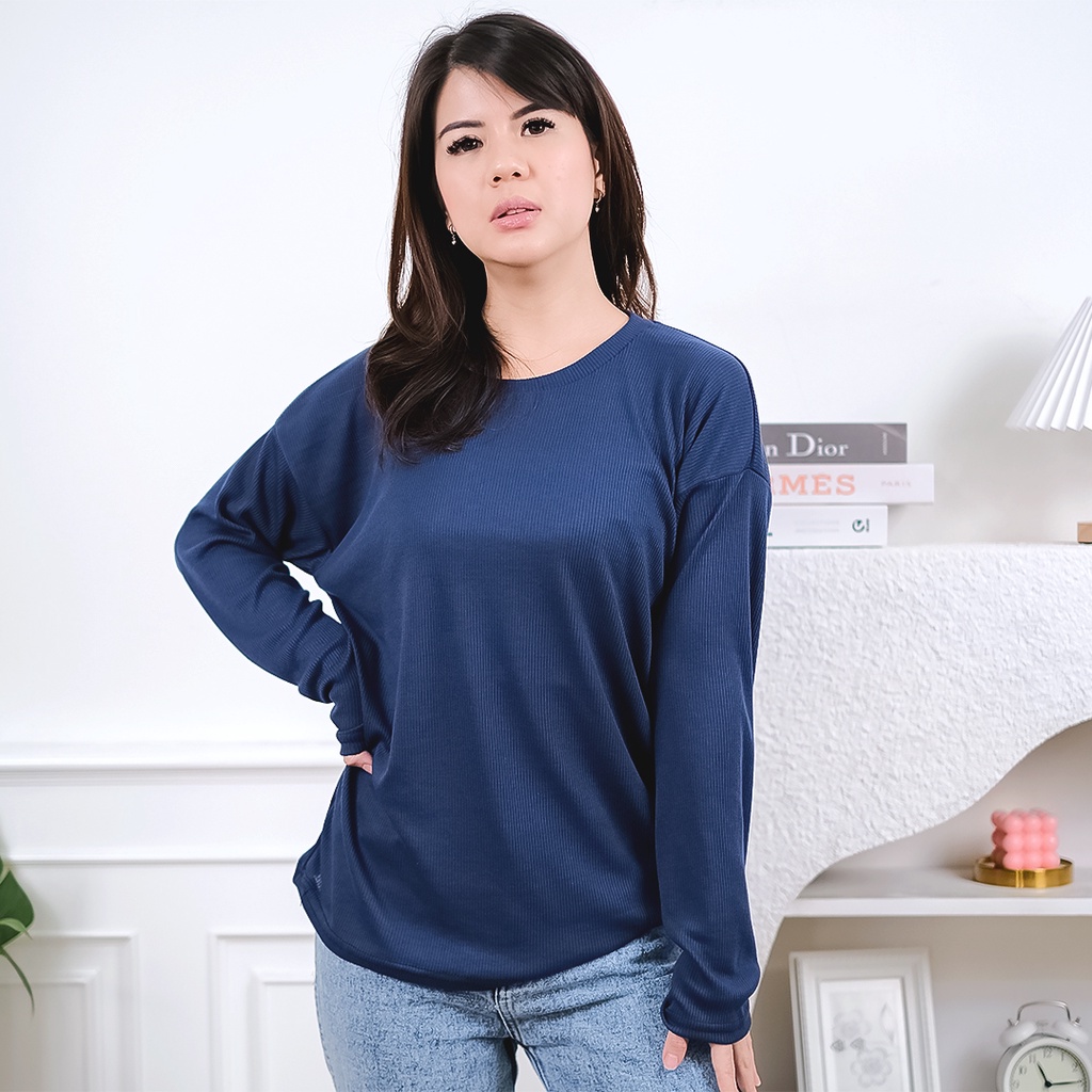 AFI - EC - Kaos Oversize RIB Lengan Panjang XL