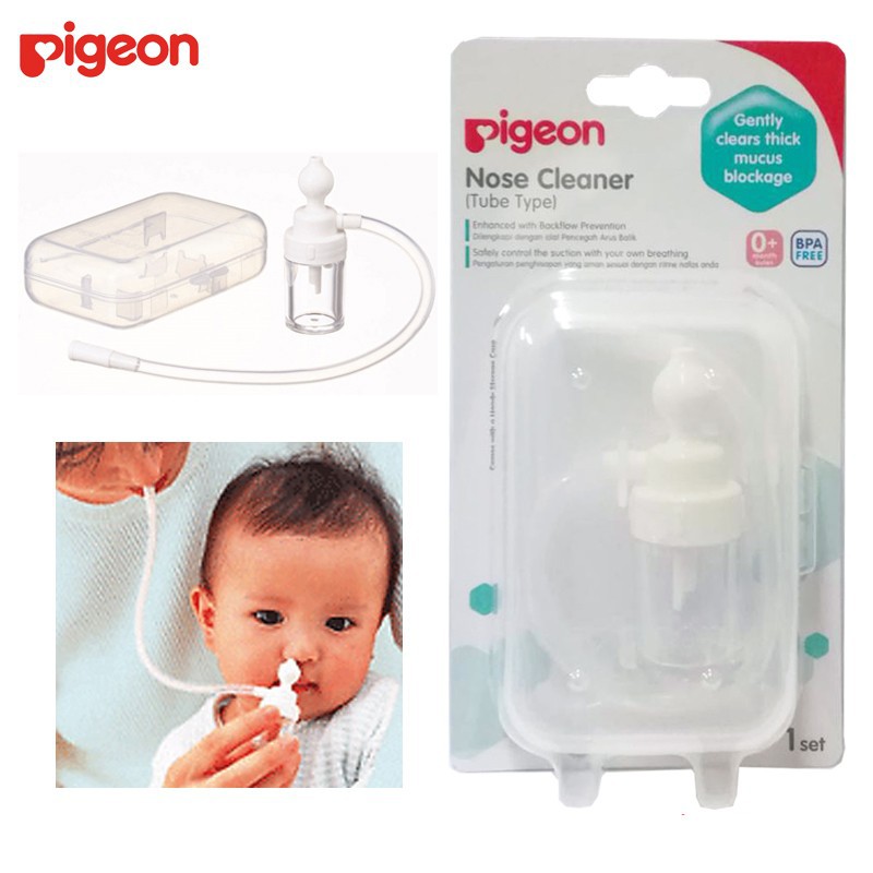 Pigeon Nose Cleaner Tube Type / Penghisap Ingus Bayi &amp; Anak (SELANG)