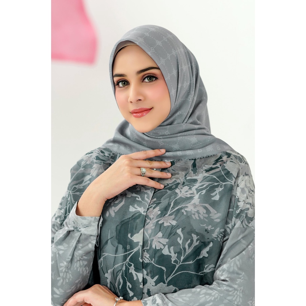 Xanadu Monogram Voal Square - Tornado