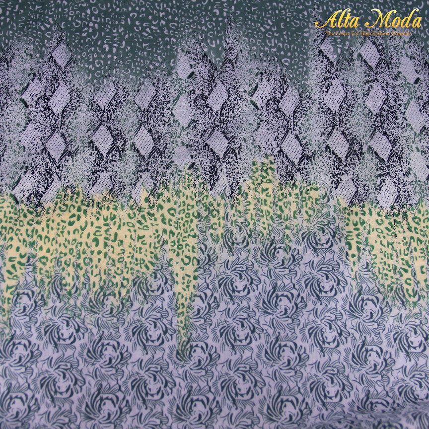 

Alta Moda Katun Voile Voal Abu Motif Hijau Kuning (1M)