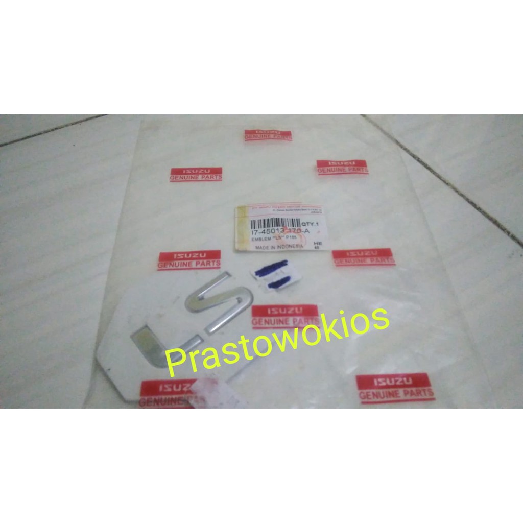 emblem LS ISUZU PANTHER