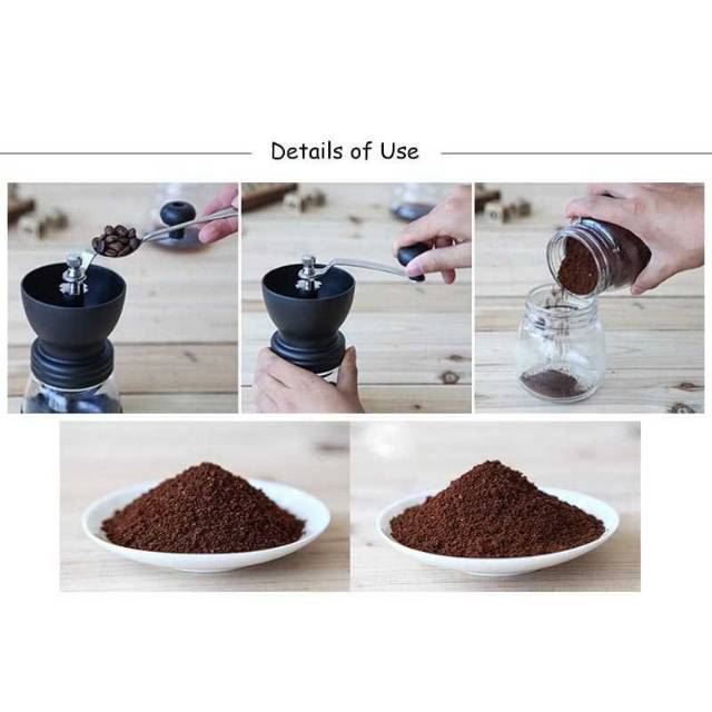 Homadise Alat Penggiling Penumbuk giling Kopi Manual Coffee Grinder Penghalus CF4146 jnp