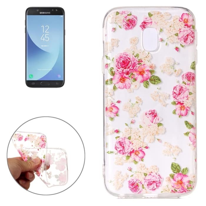 SS7604 - JELLY MOTIF TPU CASE GALAXY J5 2017 - PRO ROSE