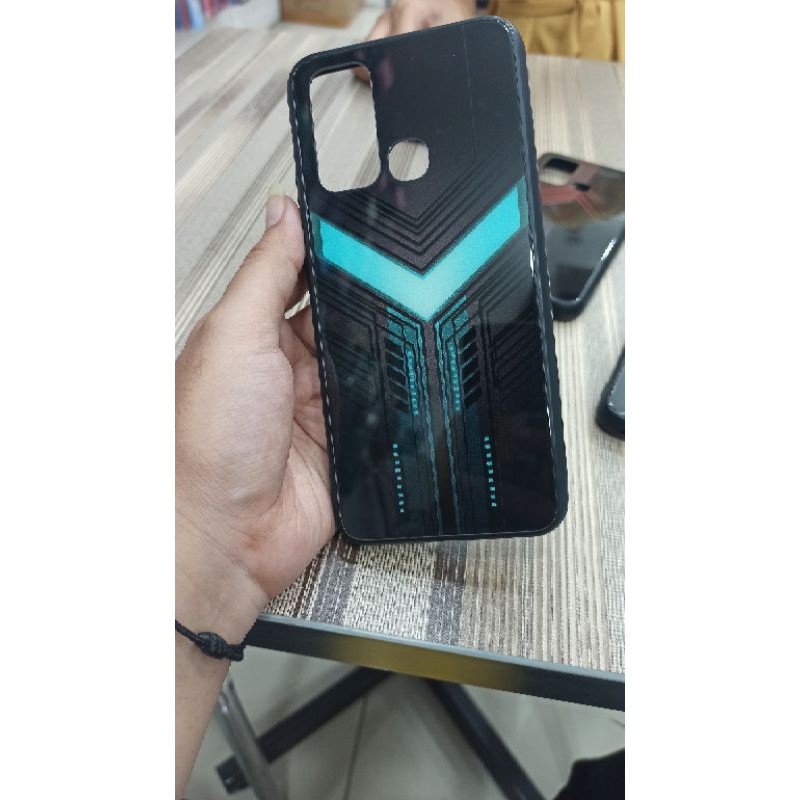 Case Glass Bergambar For Samsung/Xiaomi/Oppo/Vivo