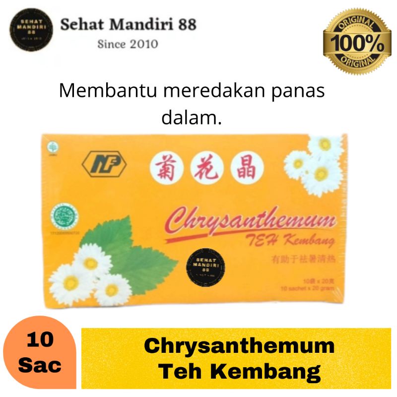

Chrysantenum Teh Kembang/ Teh Bunga -Isi 10 sachet x 20gram