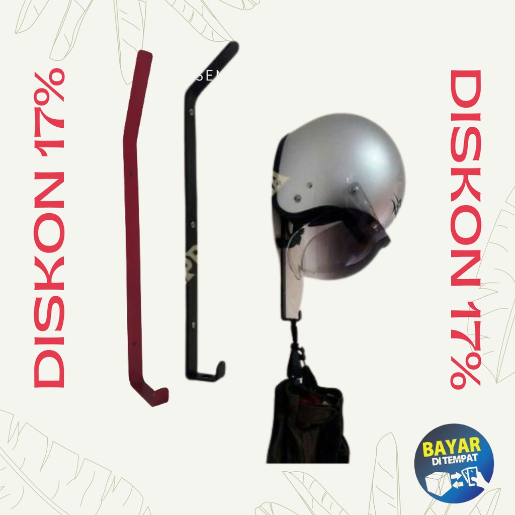 Gantungan Helm Holder | Gantungan Baju | Cantolan Kunci Motor