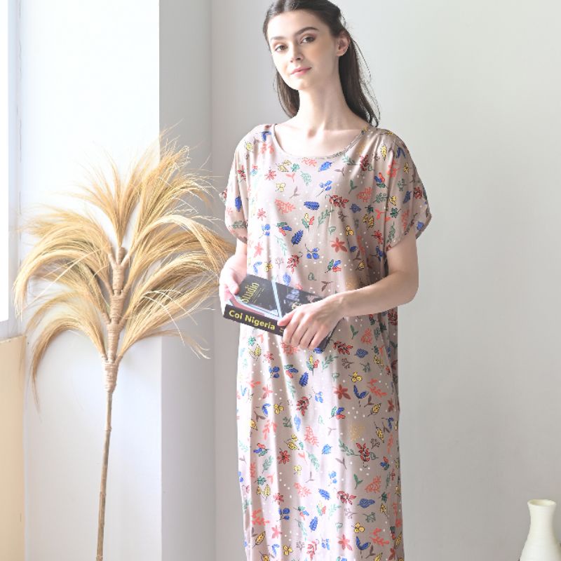 Daster Rayon HABEL NON BUSUI Panjang Semata Kaki-Habel 1