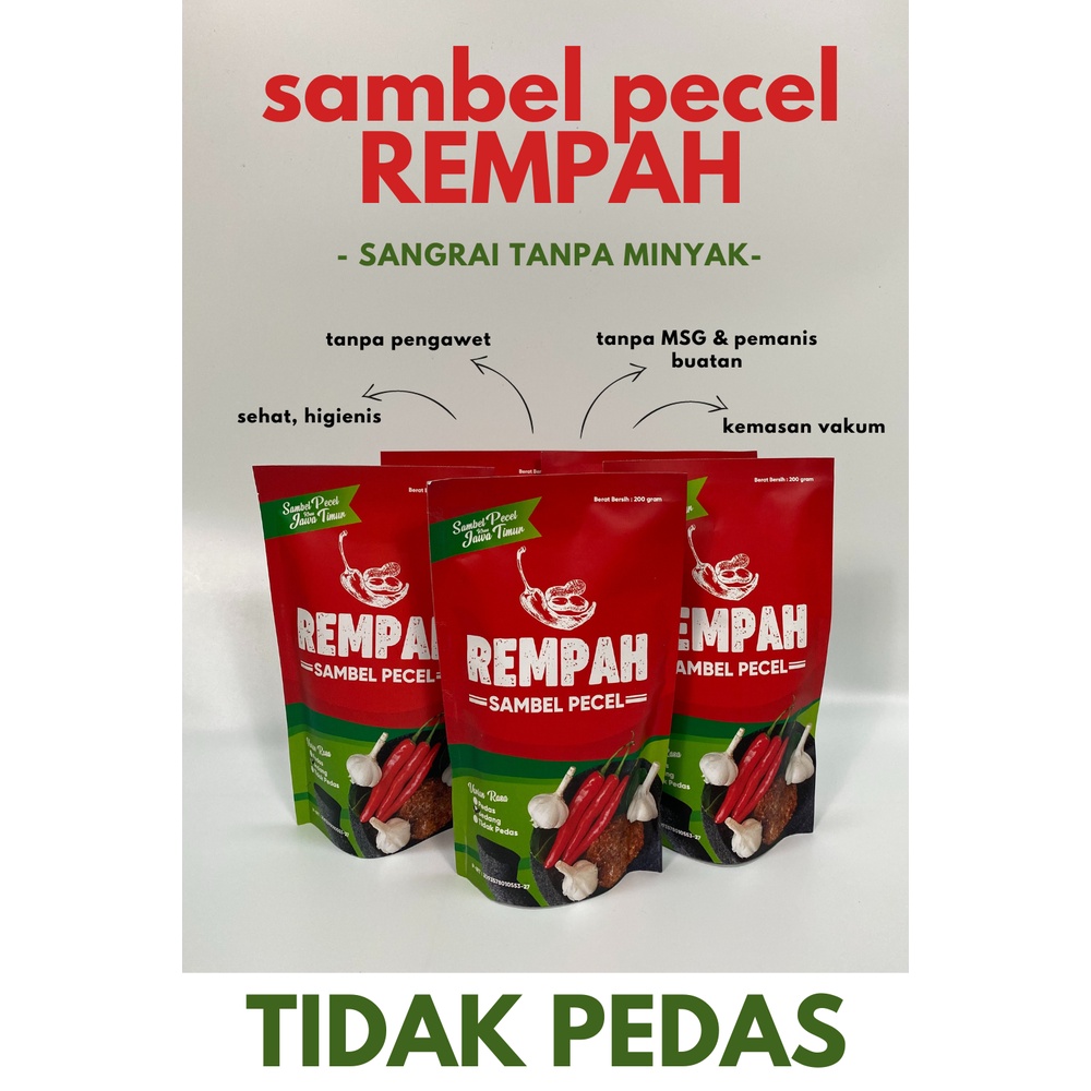 

Sambel Pecel / Bumbu Pecel REMPAH - Tidak Pedas