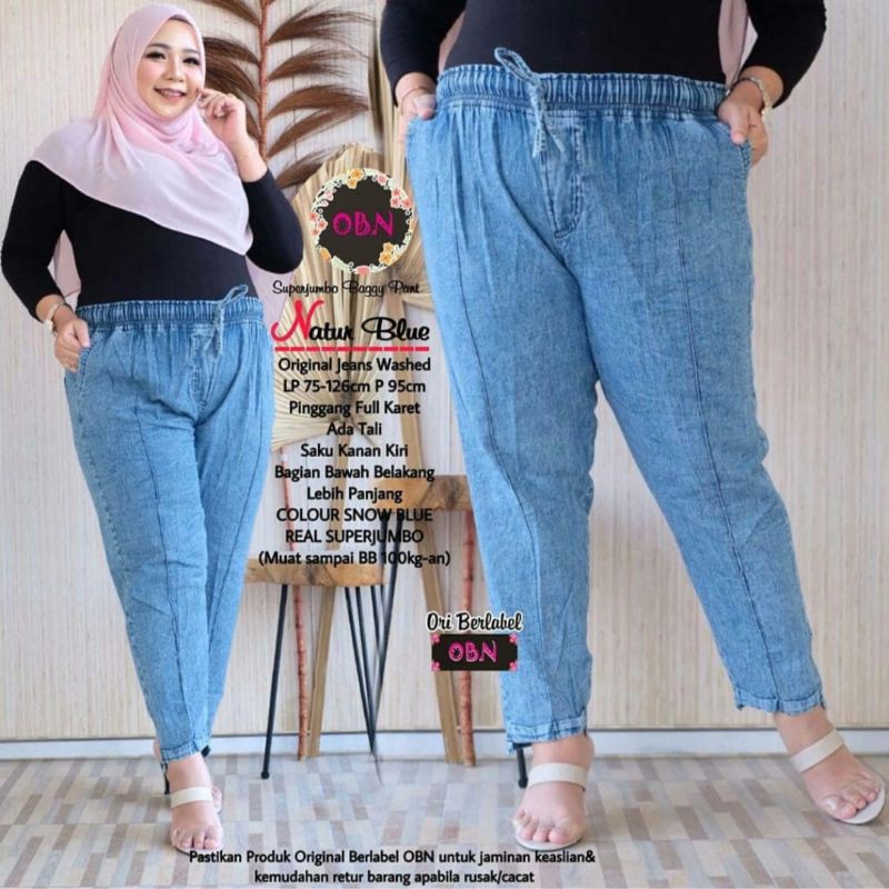 CELANA BAGGY JEANS JUMBO //JF6253