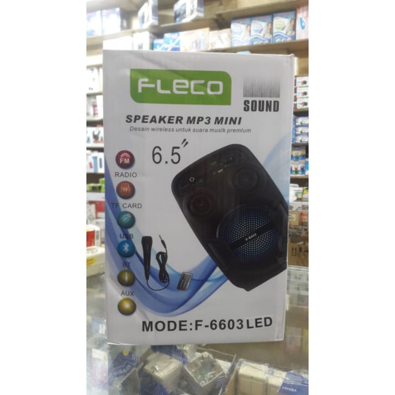 speaker bluetooth fleco 6.5inc F 6603