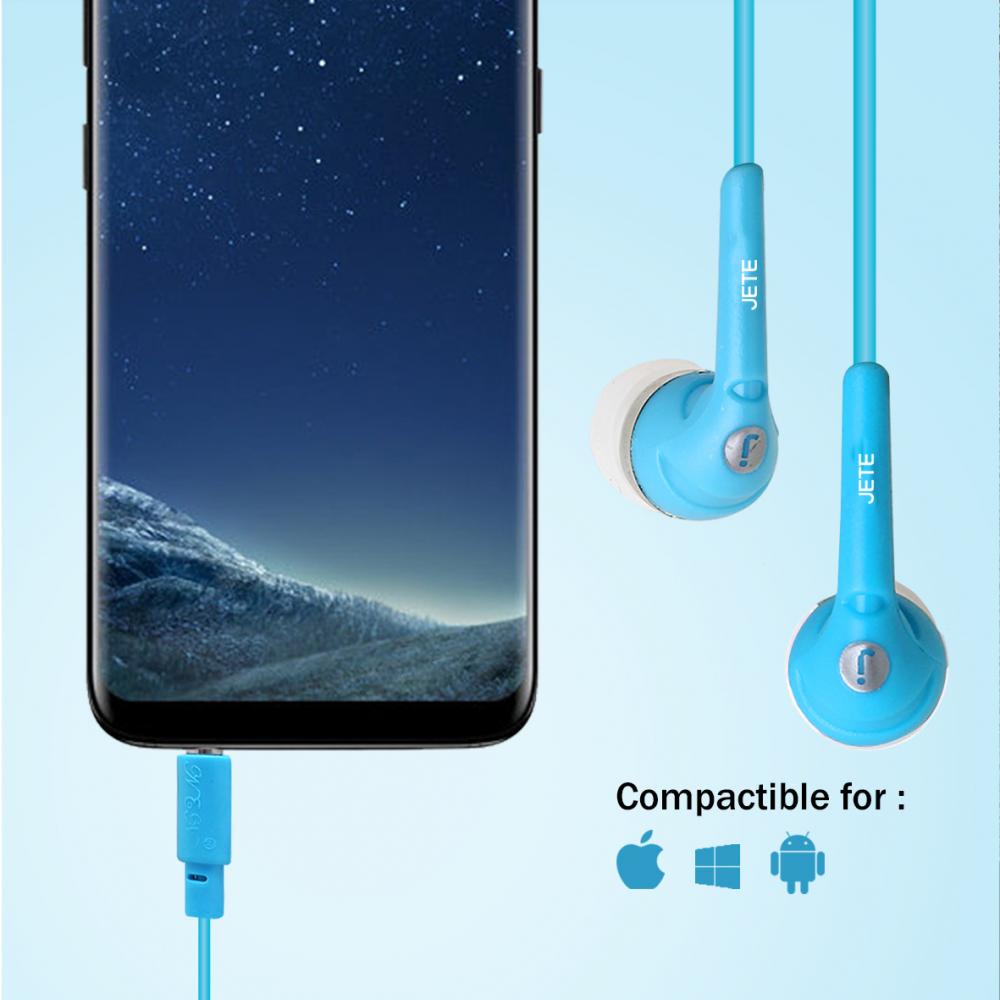 Headset Jete Eazy Candy Stereo Earphone FOR Samsung Oppo Realme Vivo Xiaomi Redmi