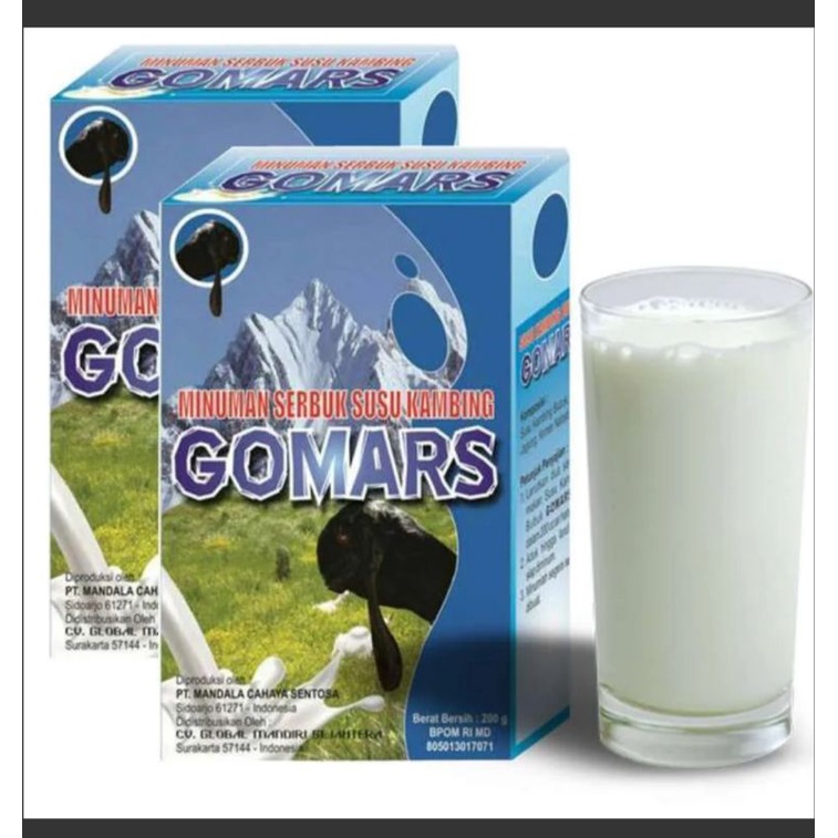 

GOMARS SUSU KAMBING ETAWA bubuk rasa original vanila coklat susu anti alergi balita