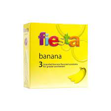 Kondom Fiesta Banana Rasa Pisang Isi 3 Pcs