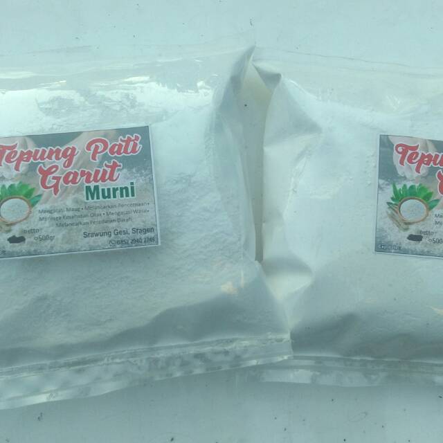 

Tepung pati garut /Tepung irut/Tepung angkrik. murni 500 gram dan 1000 gram.obat asam lambung maaf cocok sekali setelah pemulihan kesehatan