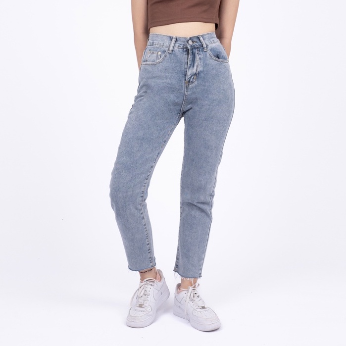 VIERLIN - Jeans 7297 - BASIC HIGHWAIST JEANS