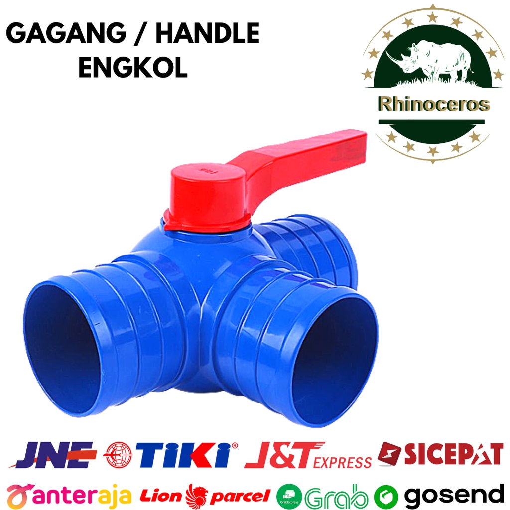 Quick Connector Selang Drip irigasi Pertanian Knee On Off 2&quot; - 4&quot;