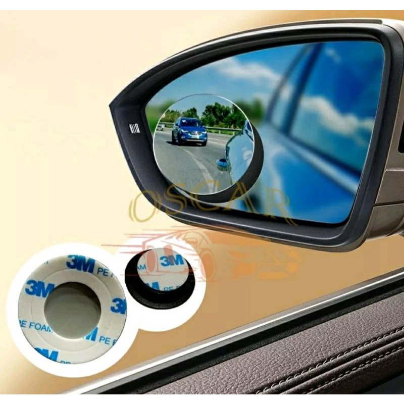 Kaca spion cermin tambahan blind spot 360° miror