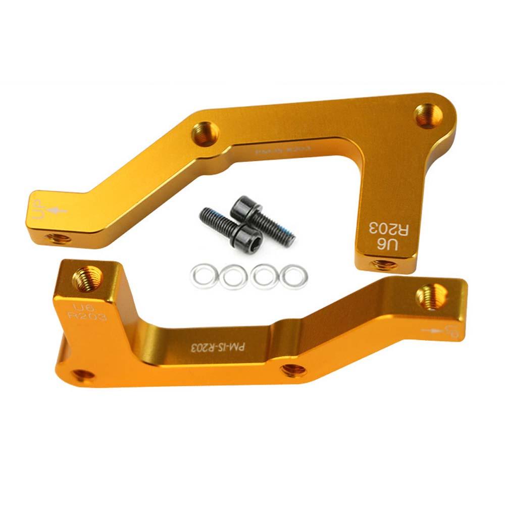 Rebuy Disc Brake Adapter MTB Post Mount Rotor Bagian Sepeda Paduan Aluminium 180 /203mm Adaptor Rem