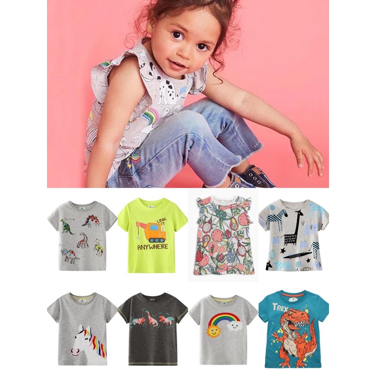 Paket Usaha Mix Grosir Kaos Anak Perempuan Laki laki Branded Impor MURAH