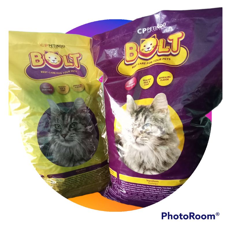 Bolt Pakan Kucing repack 1 kg