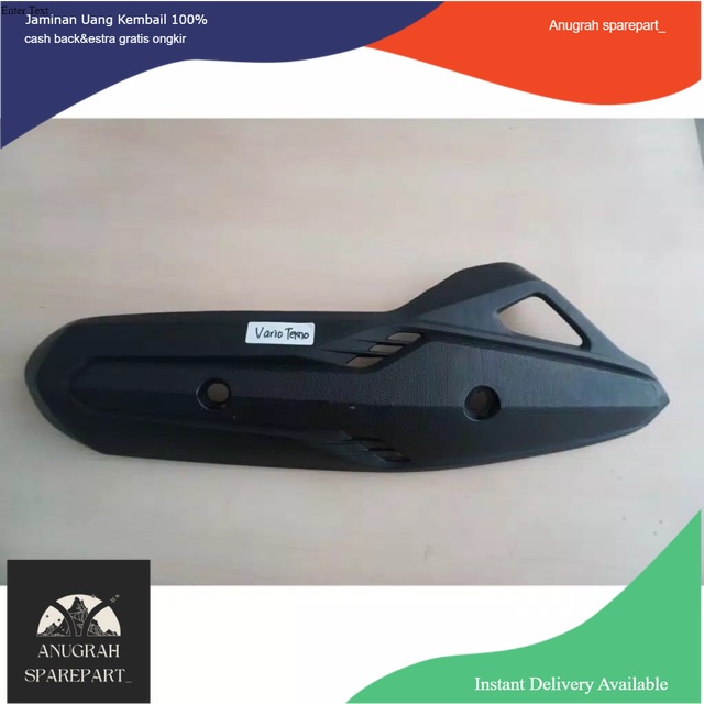cover tutup tameng knalpot vario techno 125/125 fi tahun 2014-2017 original