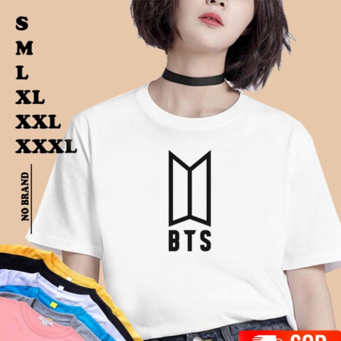 Baju Korea Logo BTS ONE KPOP Premium Pria Dan Wanita Unixes Murah