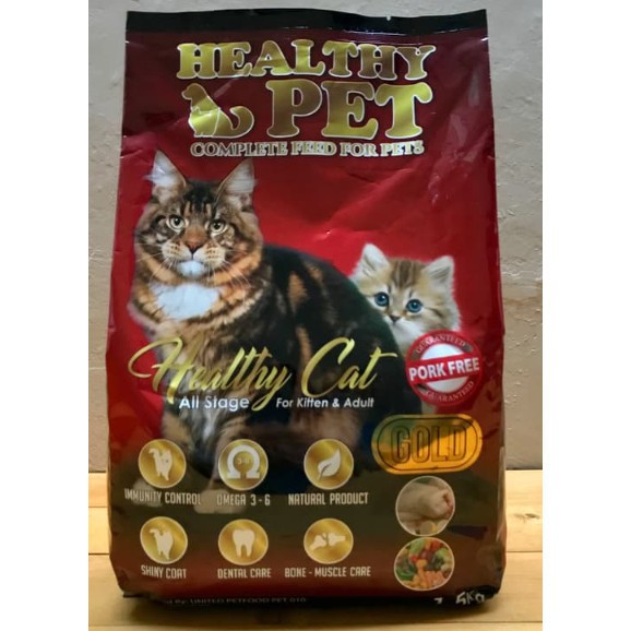 Makanan Kucing Healthy Cat Healthy Pet Food untuk Semua Umur 1.5kg