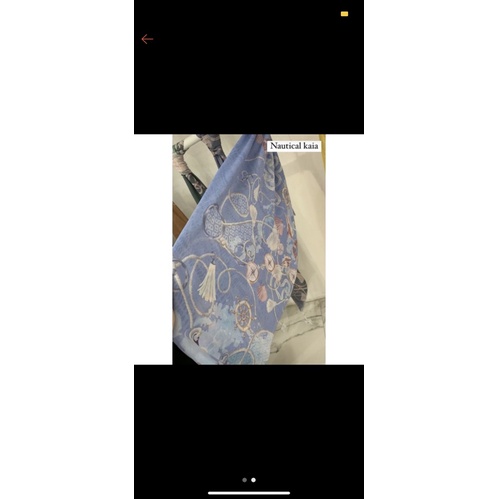 Nautical Series Buttonscarves - Kaia PRELOVED