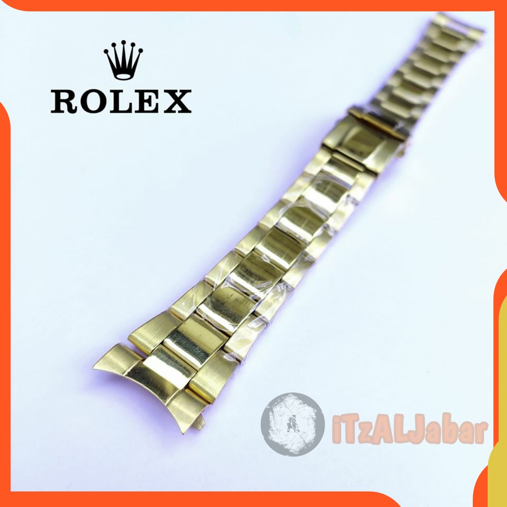 Tali jam tangan Rolex Daytona 20 mm Stainless strap Gold non logo