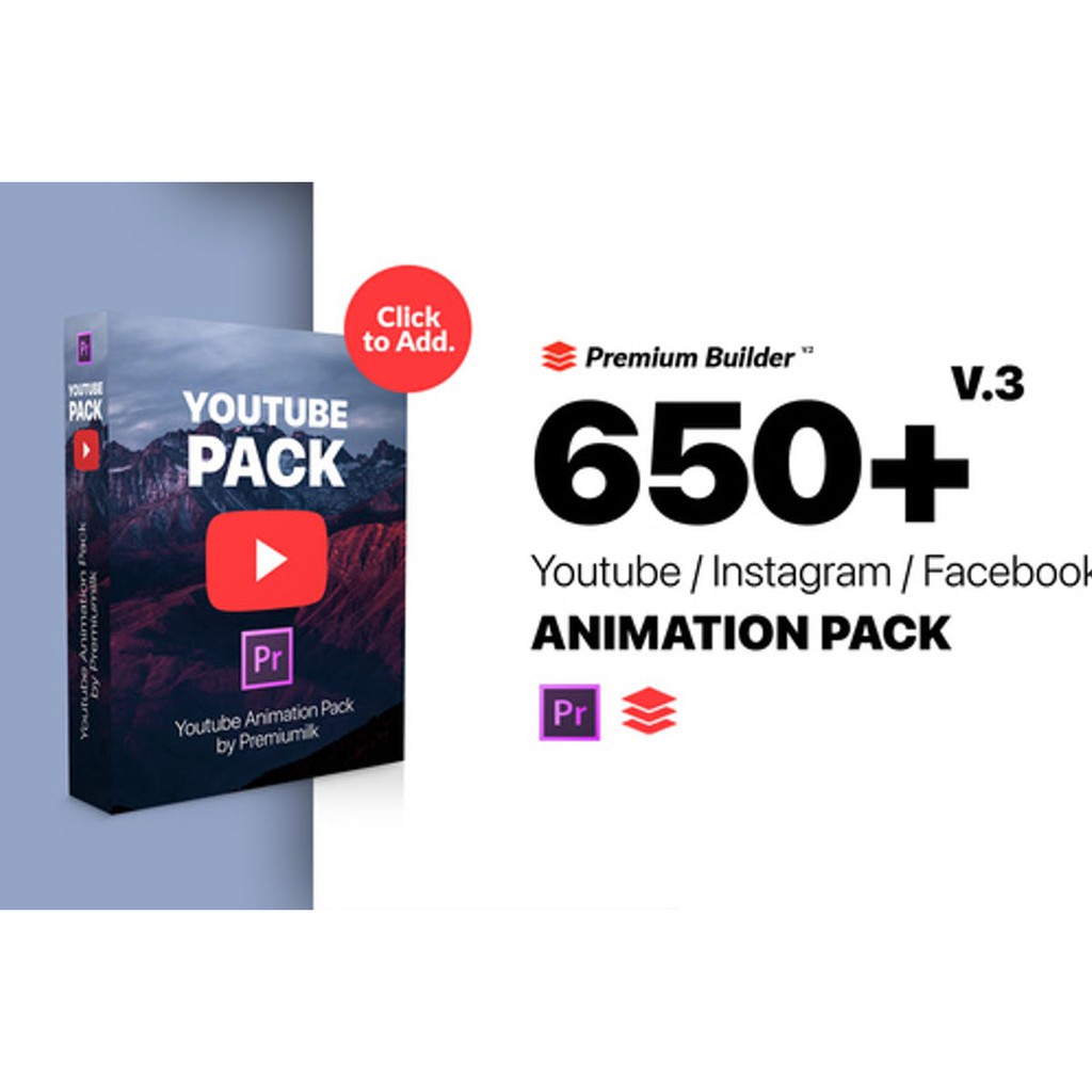 [LIMITED EDITION] Youtuber Pack for Premiere Pro LENGKAP - Windows Mac