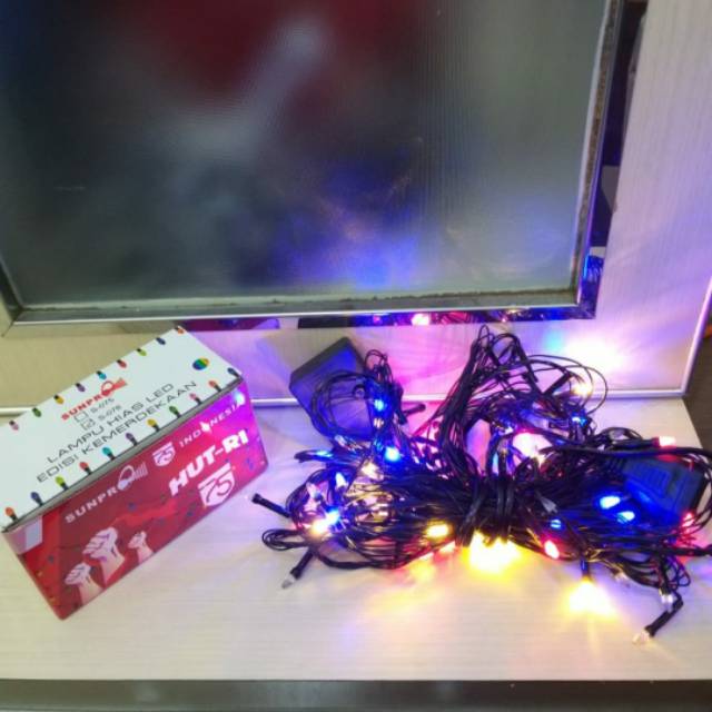 Lampu Natal Tumblr Tumbler Lampu Hias 17an Agustus Lampu Agustusan Kelap Kelip Warna Warni