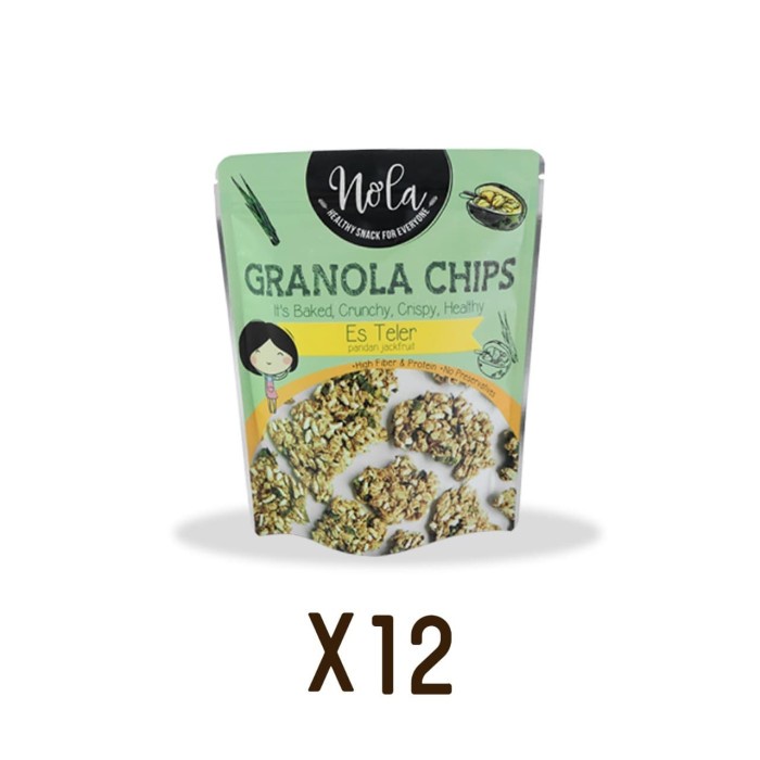 

Jual Paket Nola Granola Chips Es Teler 1 Box Isi 12 Pcs