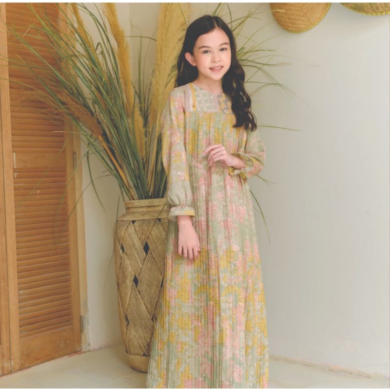 READY SIAP KIRIM❗KINA DRESS KIDS 5-6 MUDA OFFICIAL KINA SERIES