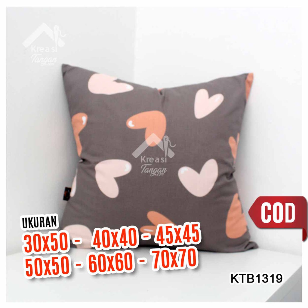 Sarung Bantal Sofa Ukuran 30x50, 40x40, 45x45, 50x50, 60x60, 70x70 KTB1319