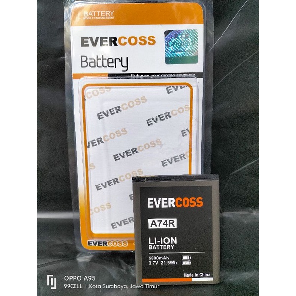 Baterai Battery Batrai Evercoss A74R