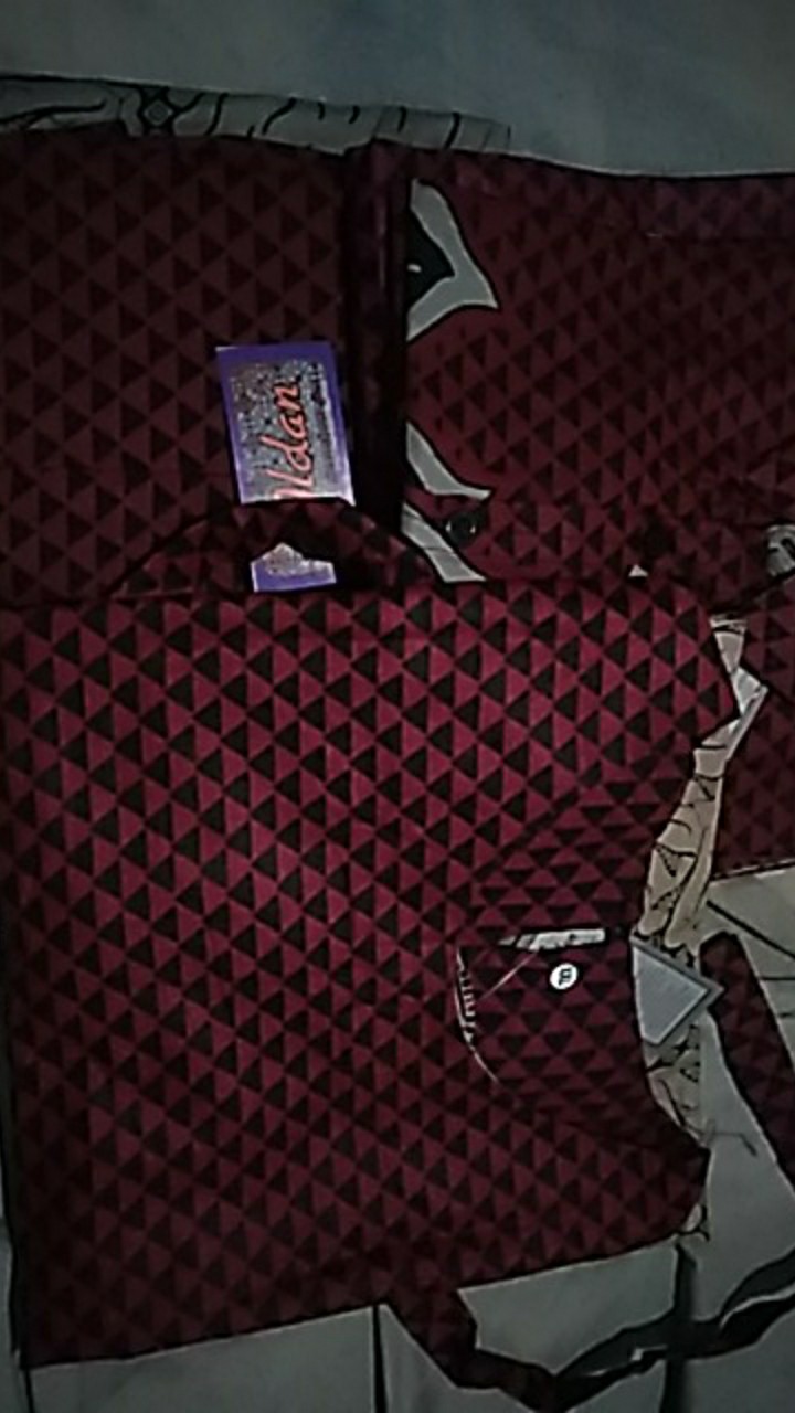 Maura Couple Sania Ruffle Batik Couple Keluarga Motif Mowoabang