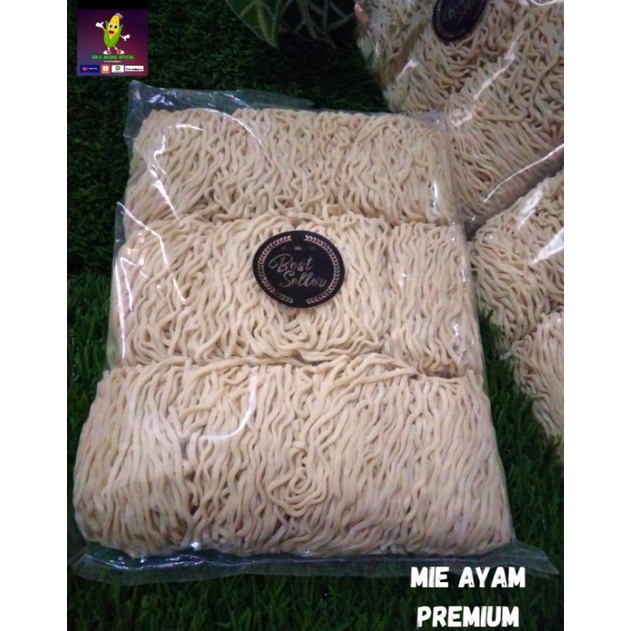 Mie Mentah Mie Ayam Mie Telur Mie Bakmie Kemasan 1Kg Super Premium