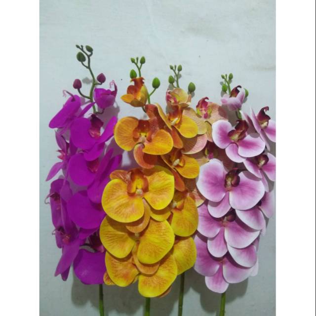 BRH-27 Bunga Anggrek Latex artificial/anggrek latex /premium latex anggrek /Latex bunga anggrek