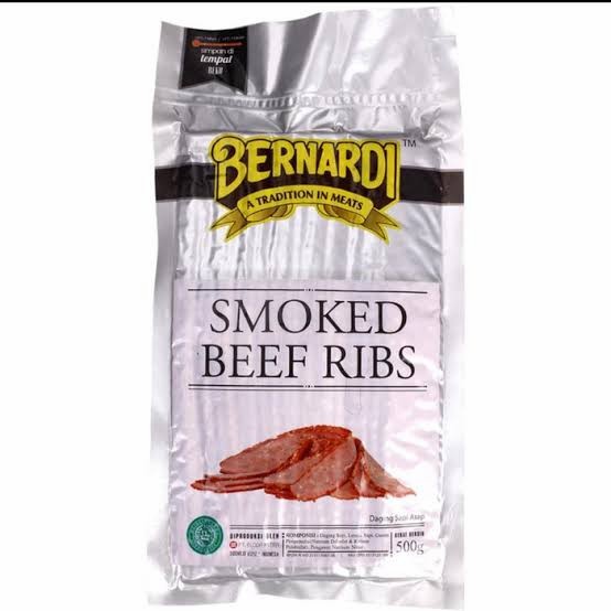 

Bernardi smoked beef ribs 500 gr