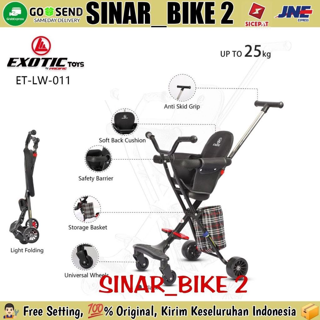 Magic Stroller Exotic LW-011 &amp; EXOTIC ET LW-007  Micro Trike Dorong Anak Bayi