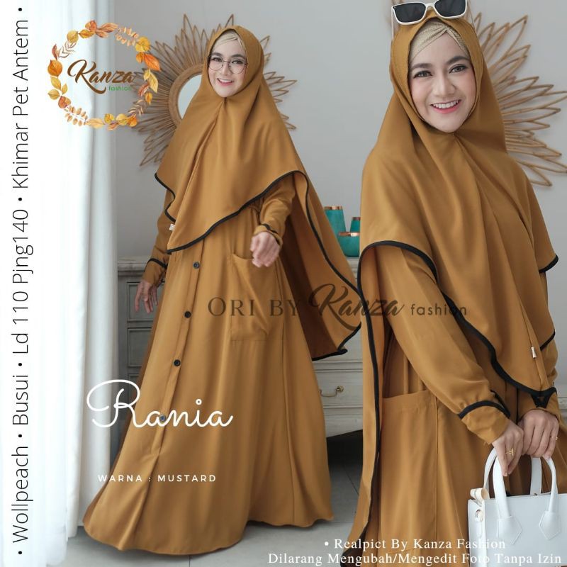 RANIA SYARI ORI BY KANZA/GAMIS SYARI