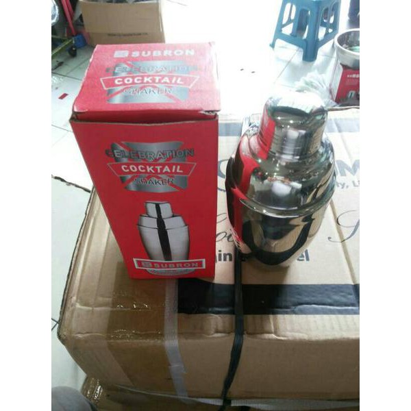 [Subron] Shaker botol Subron 550ml - Stainless Steel