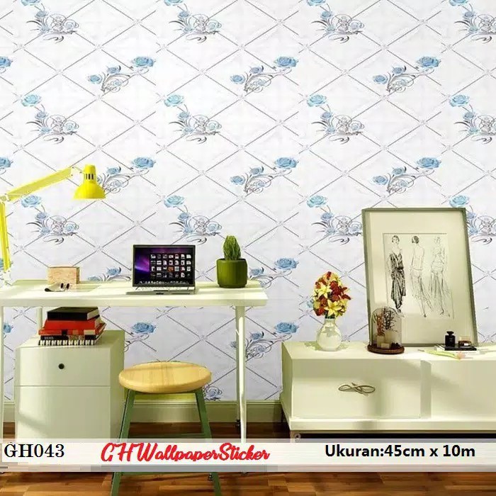 Wallpaper Sticker Dinding KODE GH043 Premium Size 45CM X 10M