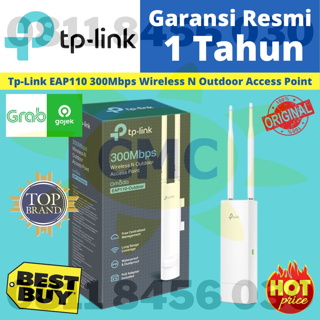 TP-LINK TP Link EAP 110 Outdoor 300Mbps Wireless Access Point