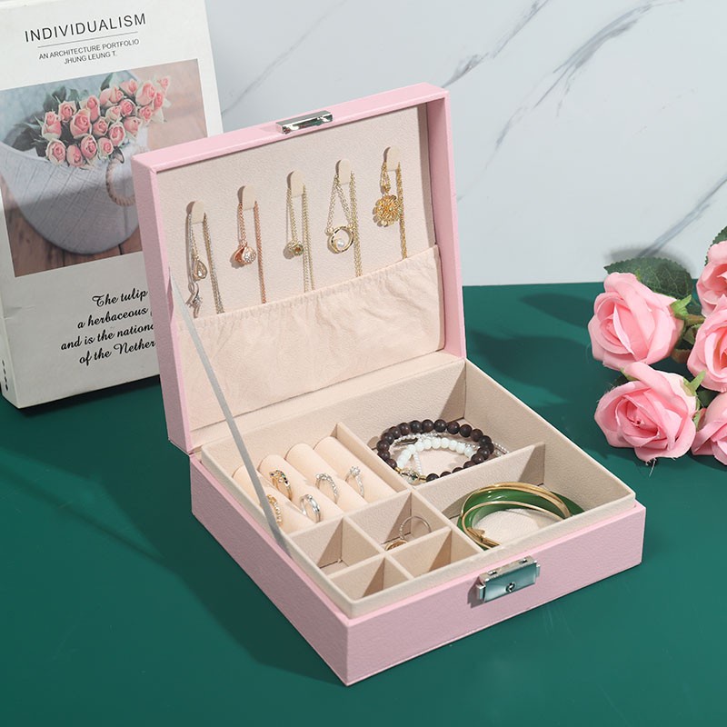 5151 Kotak Perhiasan Travel Jewelry Anting Kalung Cincin Box Penyimpan