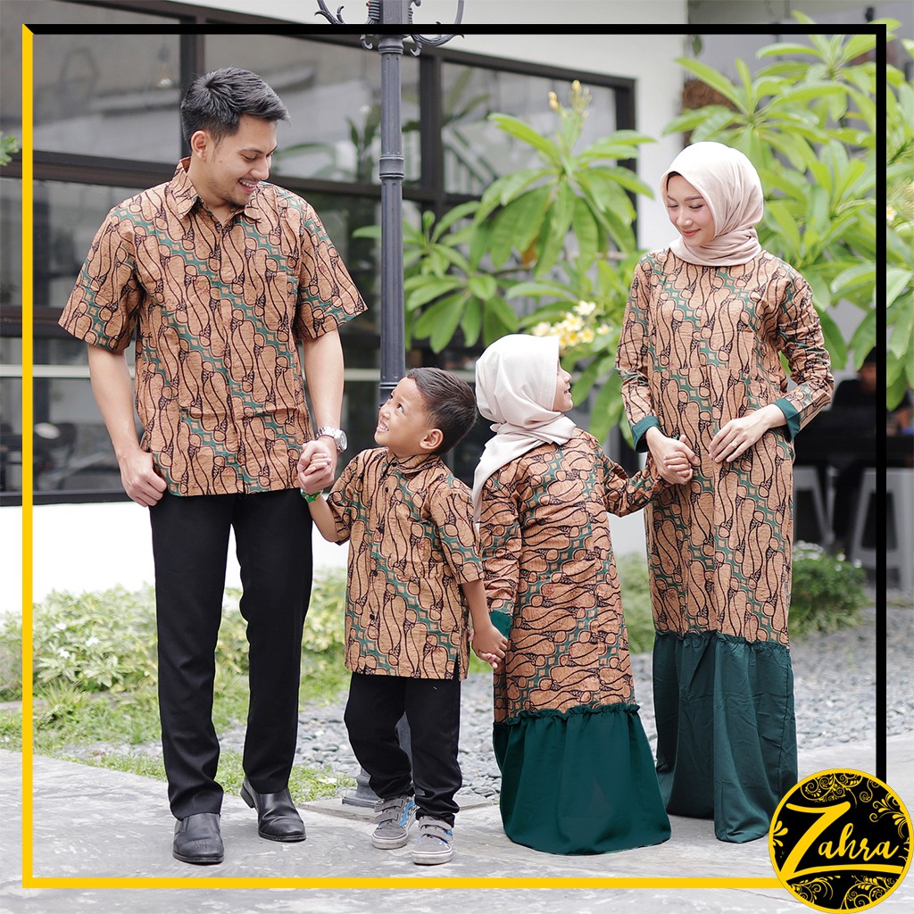 Maura Couple - Sania Ruffle Batik Couple Ori Ndoro Jowi Dnt Garansi Termurah Shopee - Kg108